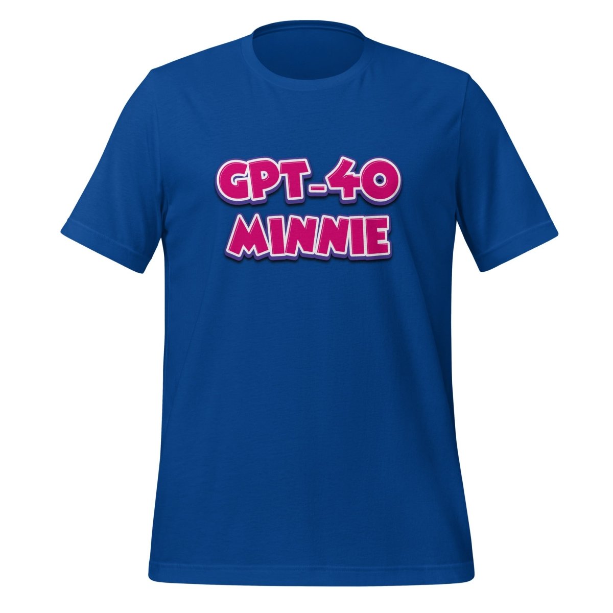 GPT - 4o Minnie T-Shirt (unisex) - True Royal - AI Store