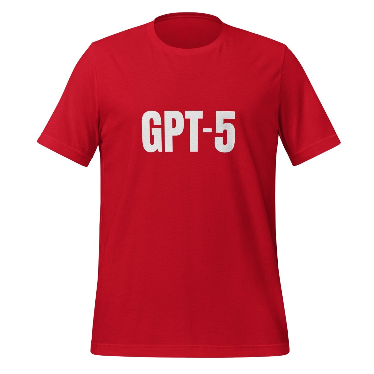GPT - 5 T - Shirt 1 (unisex) - Red - AI Store