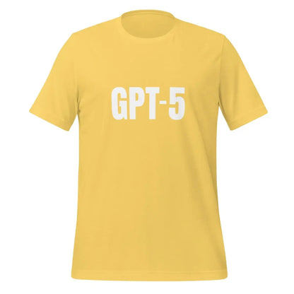 GPT-5 T-Shirt 1 (unisex) - Yellow / M