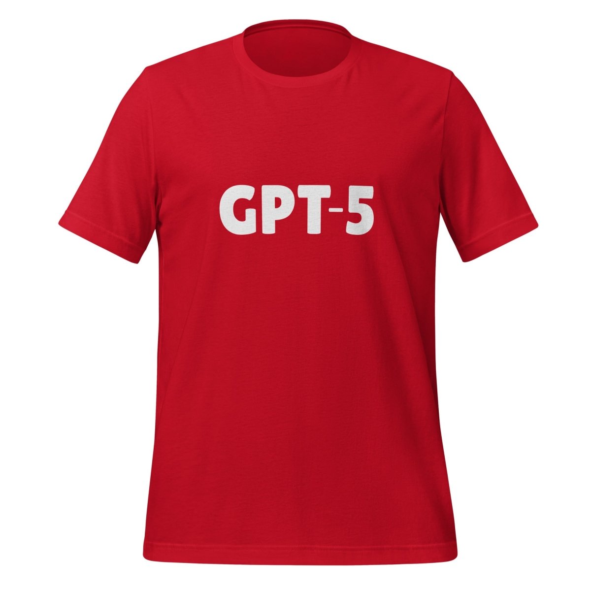 GPT - 5 T - Shirt 2 (unisex) - Red - AI Store