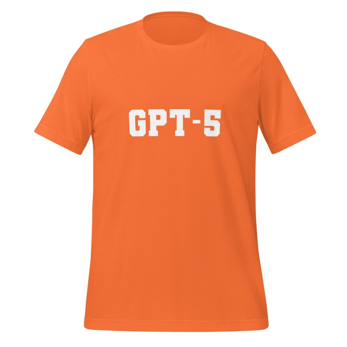 GPT - 5 T - Shirt 3 (unisex) - Orange - AI Store