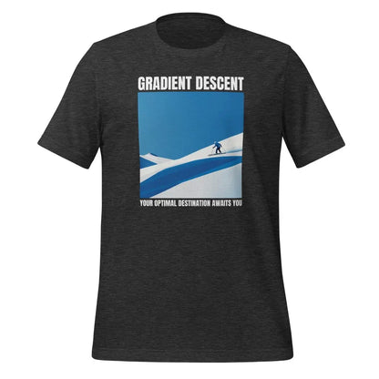 Gradient Descent T-Shirt 2 (unisex) - Dark Grey Heather / M