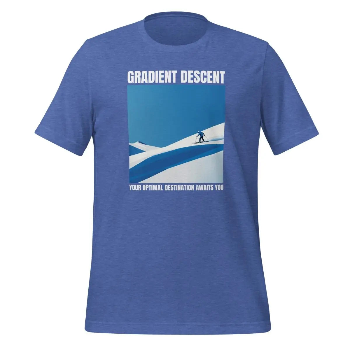 Gradient Descent T-Shirt 2 (unisex) - Heather True Royal / M