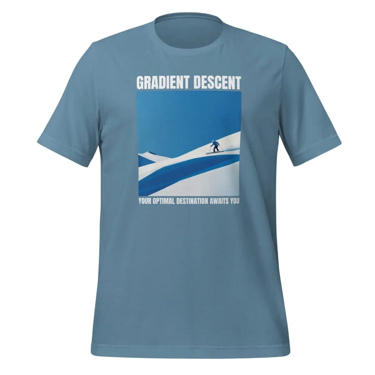 Gradient Descent T-Shirt 2 (unisex) - Steel Blue / M