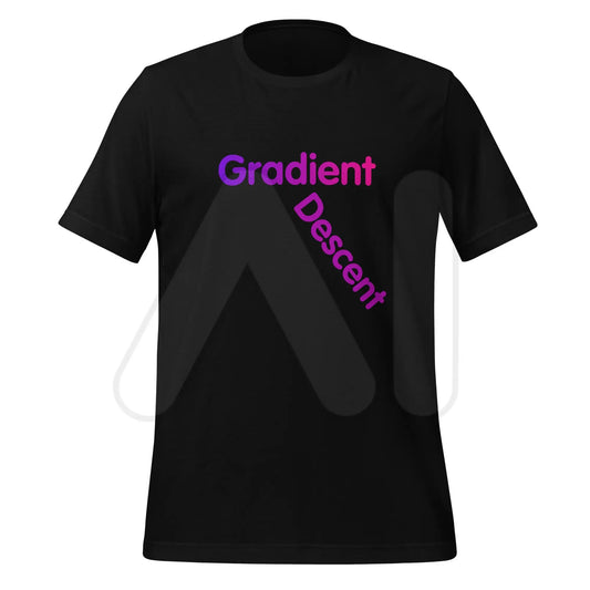 The Gradient Descent T-shirt 3 (unisex) Black / m.