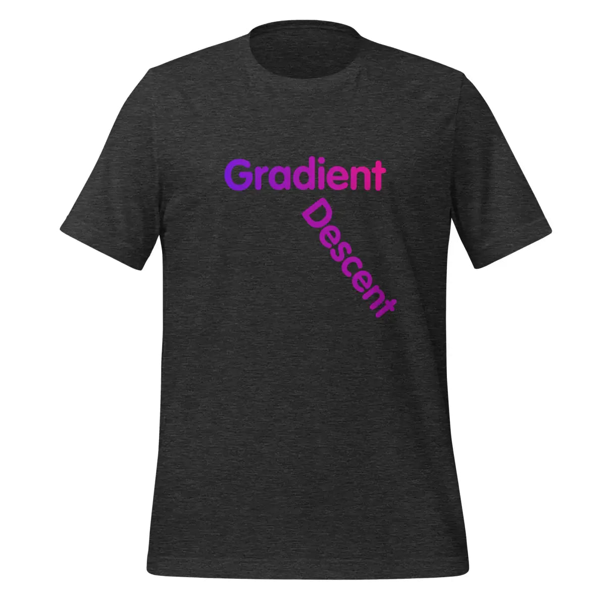 Gradient Descent T-Shirt 3 (unisex) - Dark Grey Heather / M