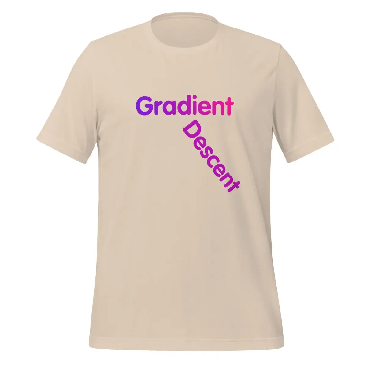 Gradient Descent T-Shirt 3 (unisex) - Soft Cream / M