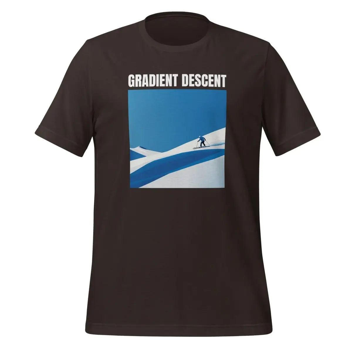 Gradient Descent T-Shirt (unisex) - Brown / M