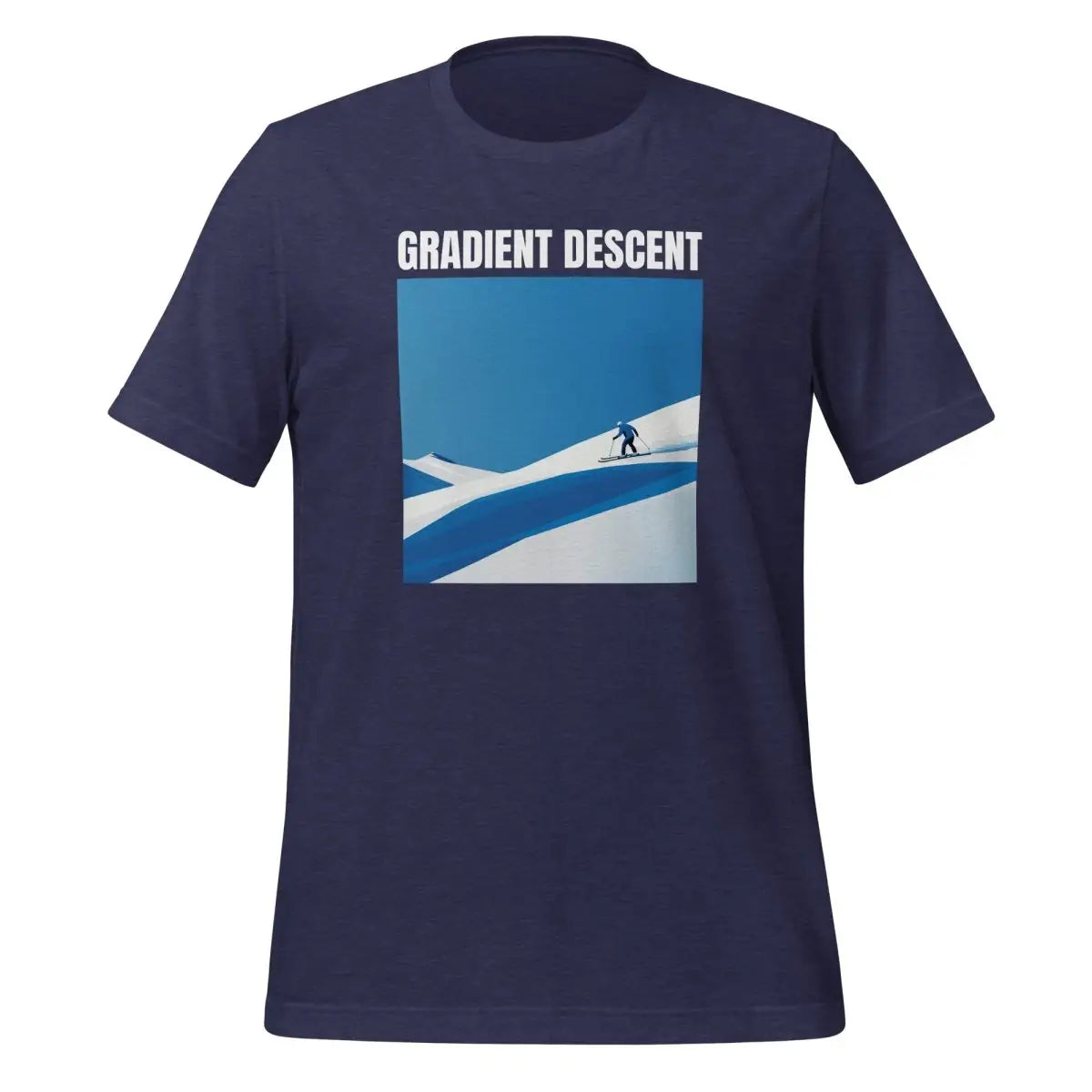 Gradient Descent T-Shirt (unisex) - Heather Midnight Navy / M