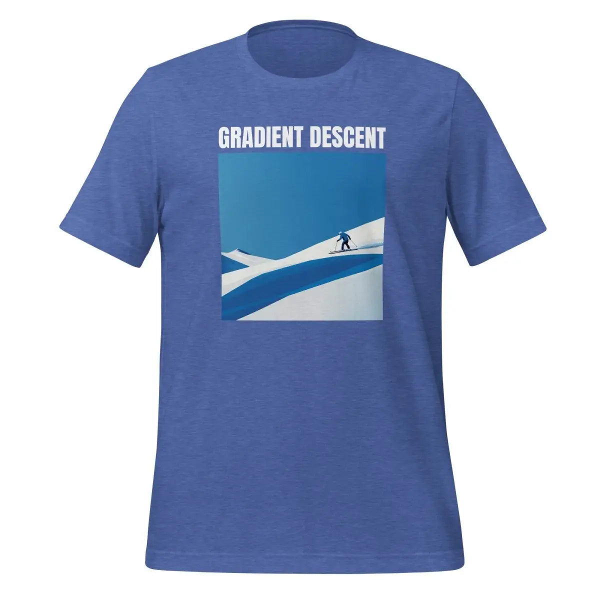 Gradient Descent T-Shirt (unisex) - Heather True Royal / M