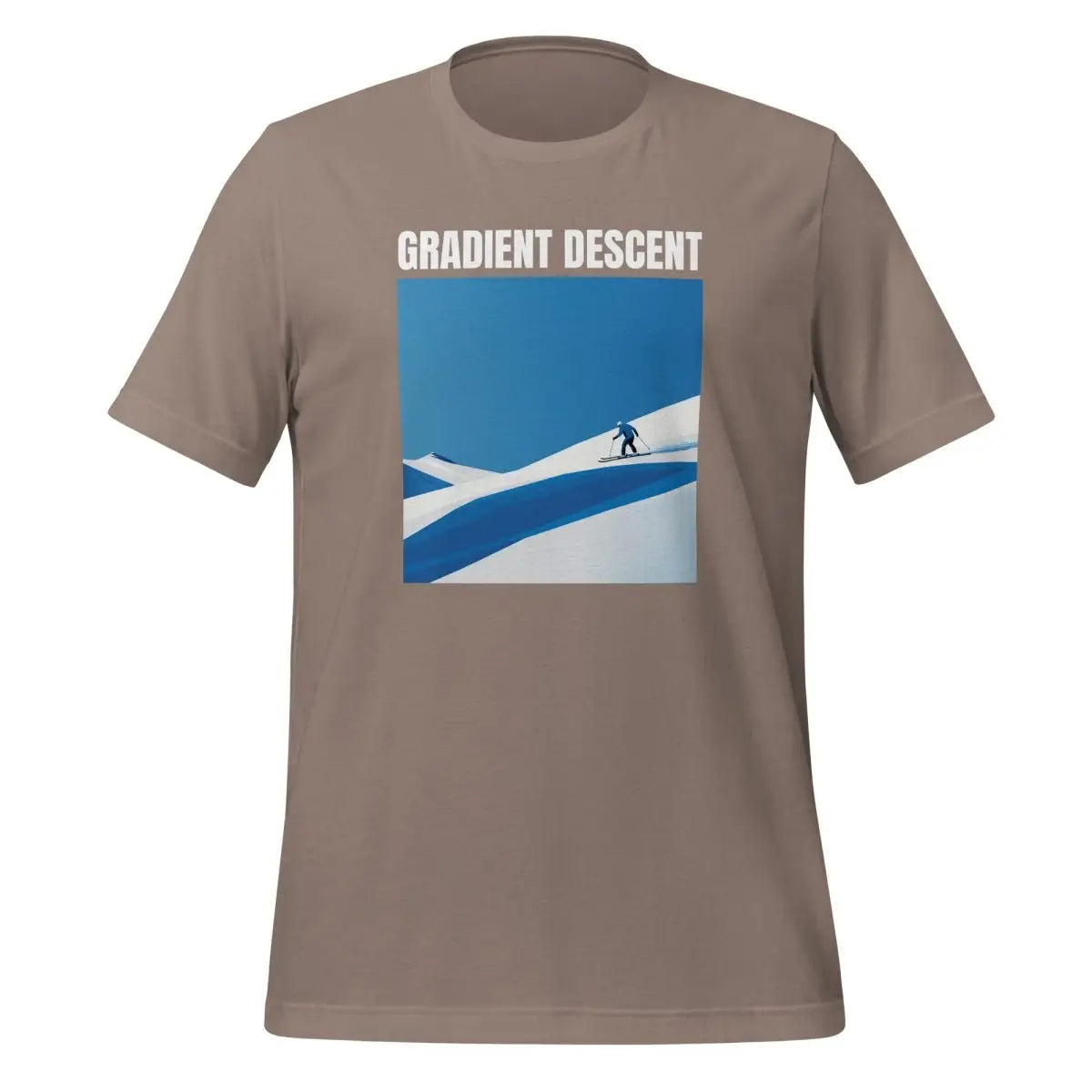 Gradient Descent T-Shirt (unisex) - Pebble / M