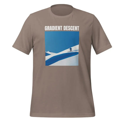 Gradient Descent T-Shirt (unisex) - Pebble / M