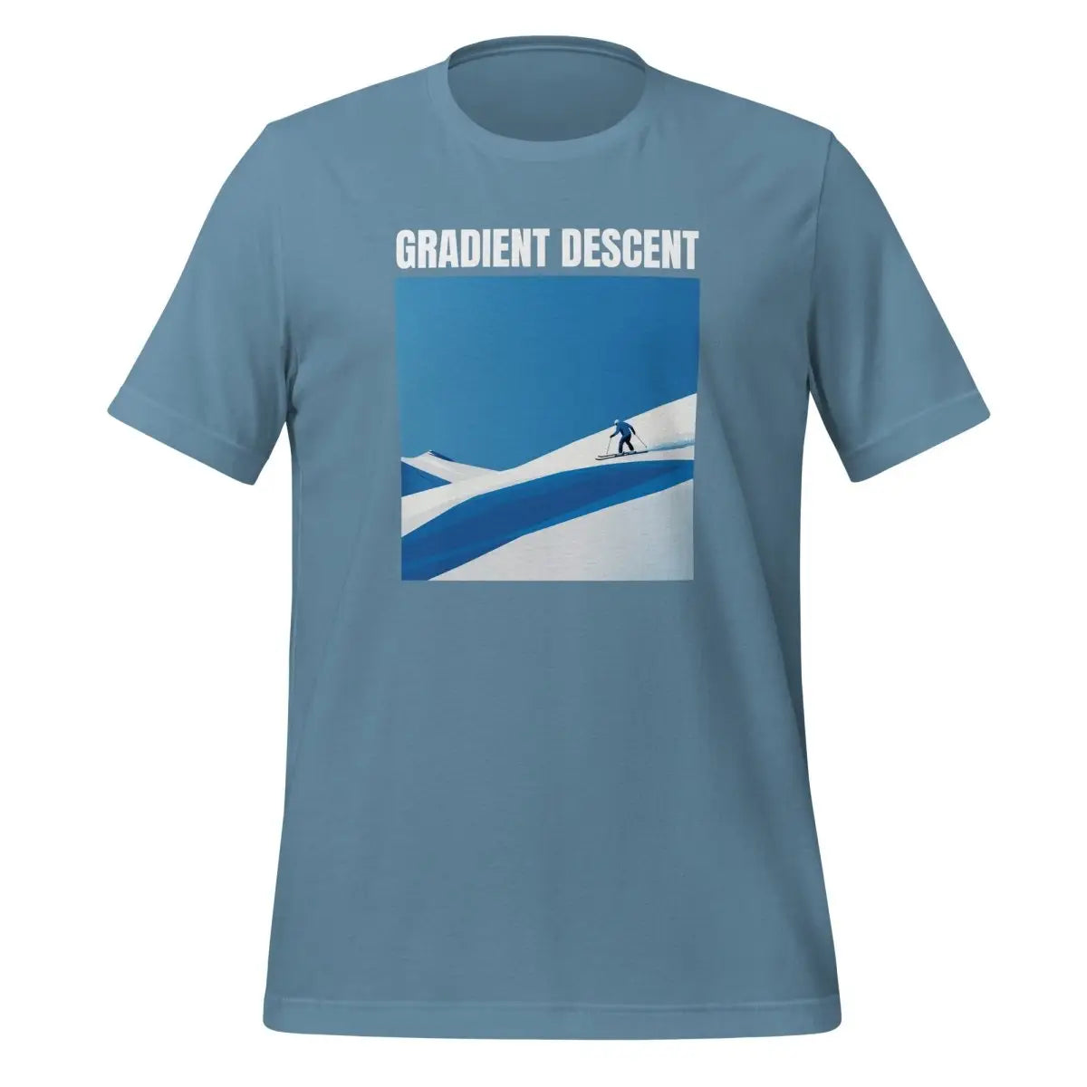 Gradient Descent T-Shirt (unisex) - Steel Blue / M