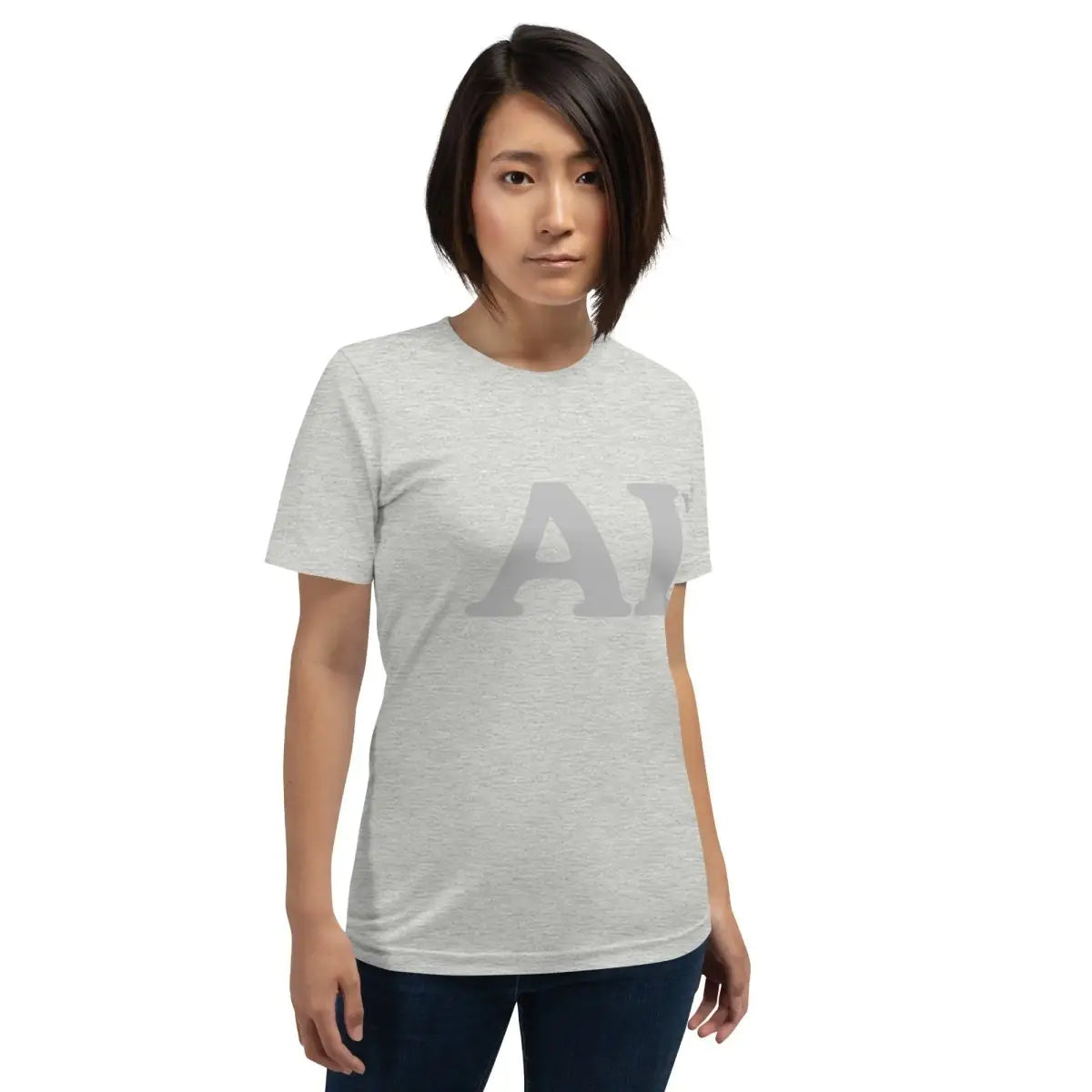 Gray AI T-Shirt (unisex)