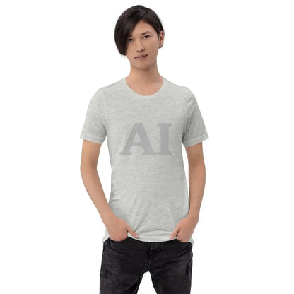 Gray AI T-Shirt (unisex)