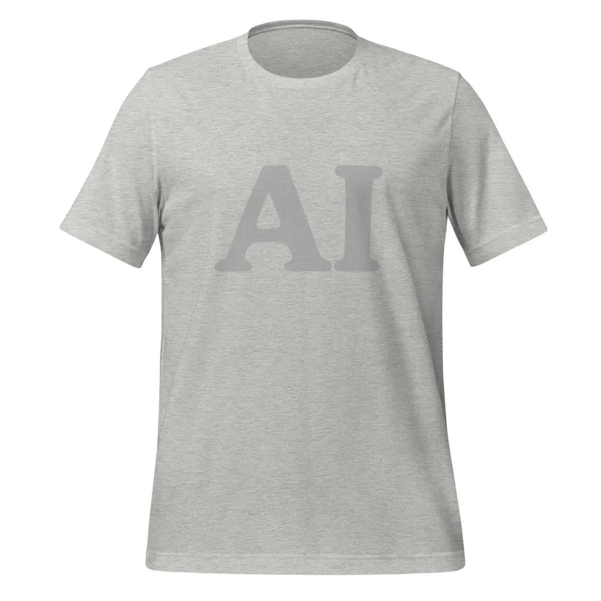 Gray AI T-Shirt (unisex) - Athletic Heather / M