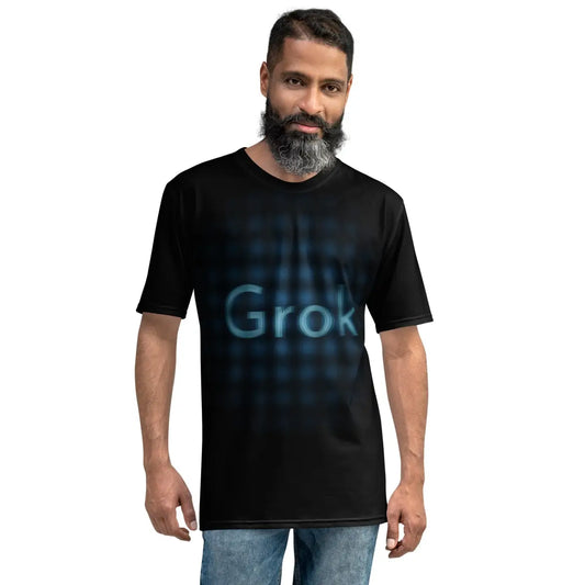 The Grok-1.5 Glitch T-shirt (men).