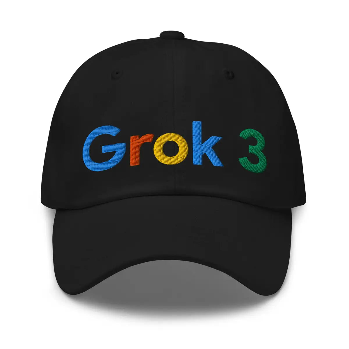 Grok 3 Search Logo Cap - Black