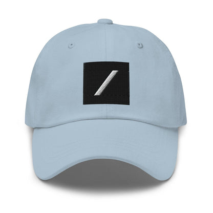 Grok Icon Embroidered Cap - Light Blue - AI Store