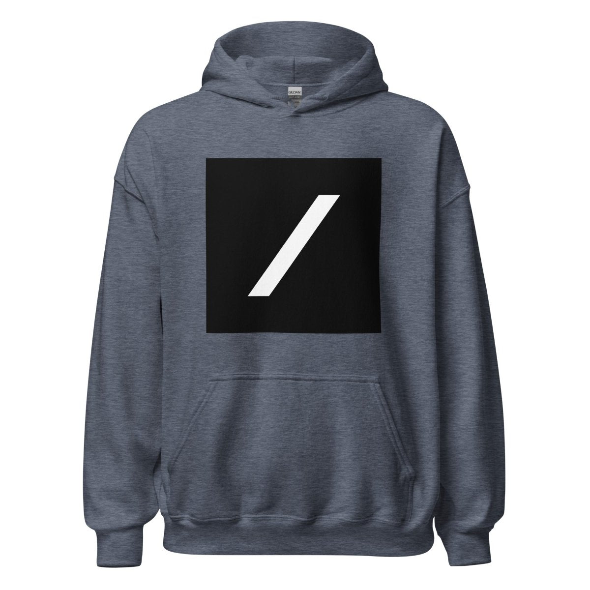 Grok Icon Hoodie (unisex) - Heather Sport Dark Navy - AI Store