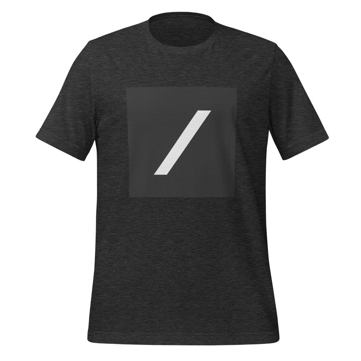 Grok Icon T - Shirt (unisex) - Dark Grey Heather - AI Store