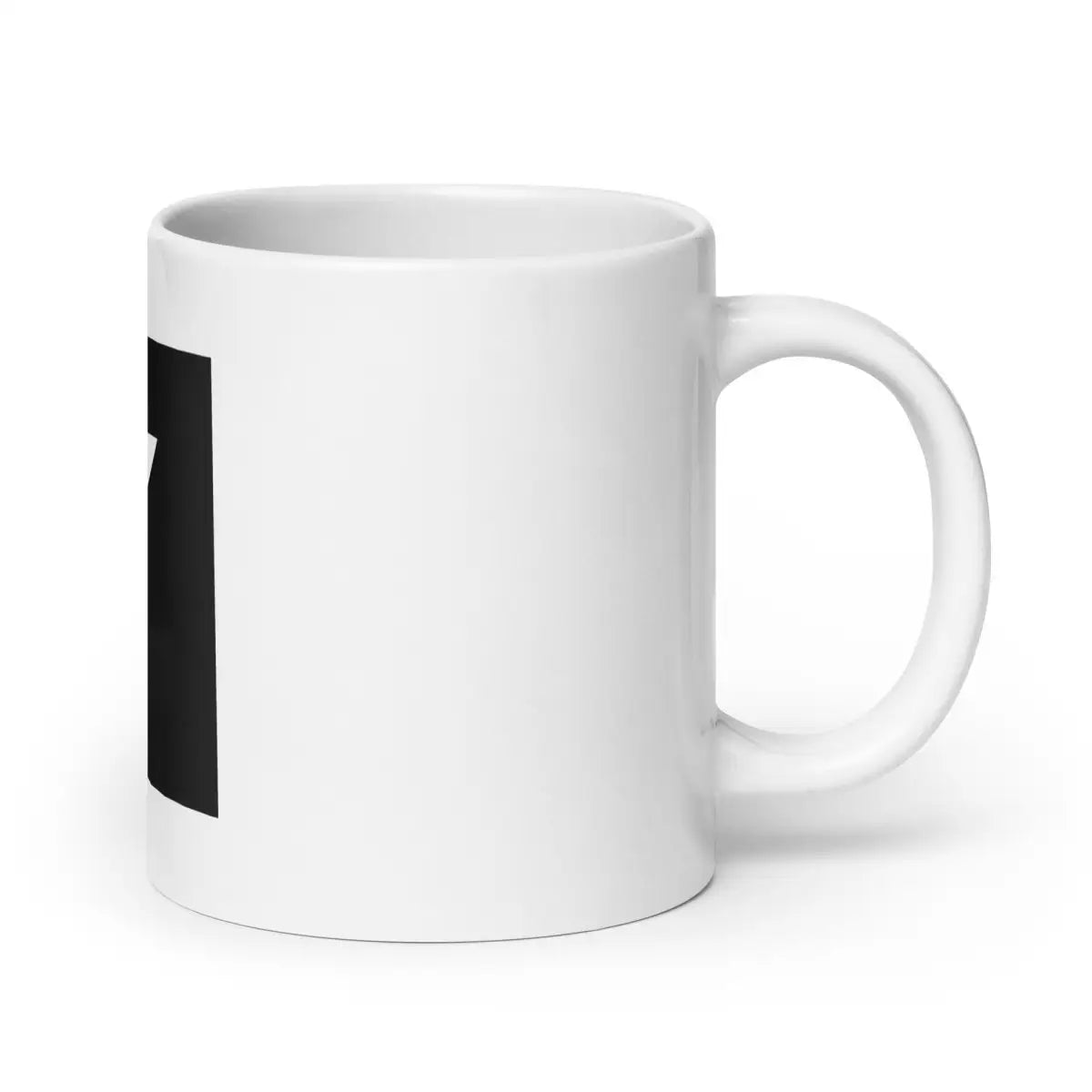 Grok Icon White Glossy Mug