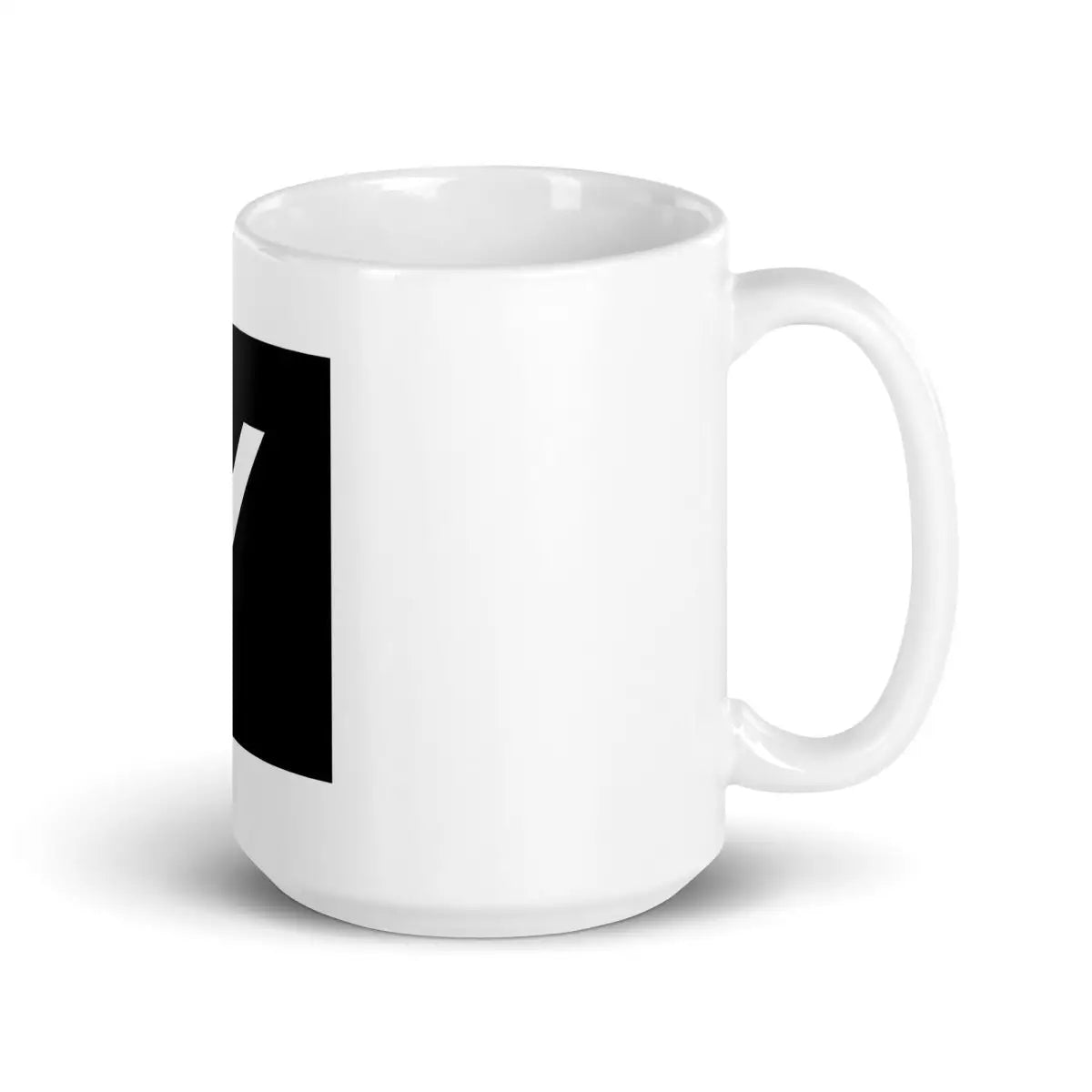 Grok Icon White Glossy Mug