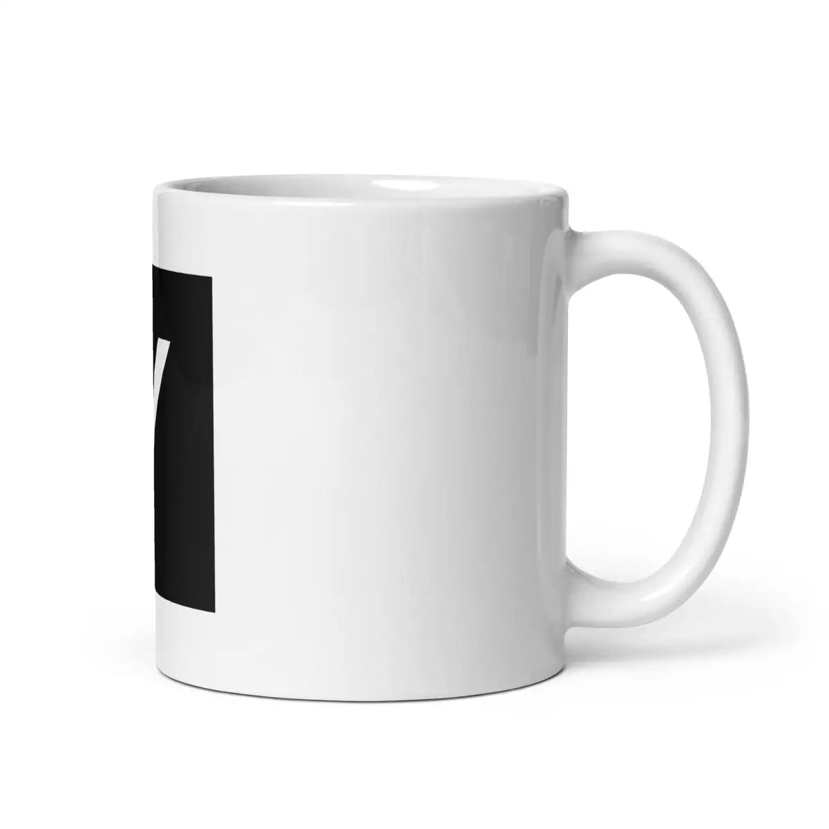 Grok Icon White Glossy Mug