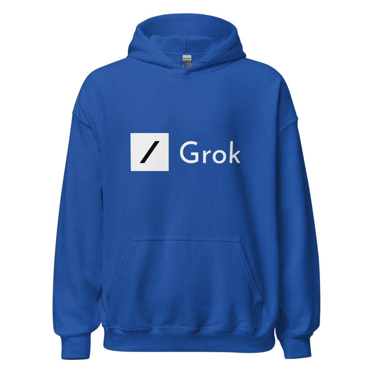 Grok Logo Hoodie (unisex) - Royal - AI Store