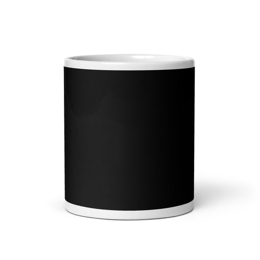 groq Black Logo White Glossy Mug - 11 oz - AI Store