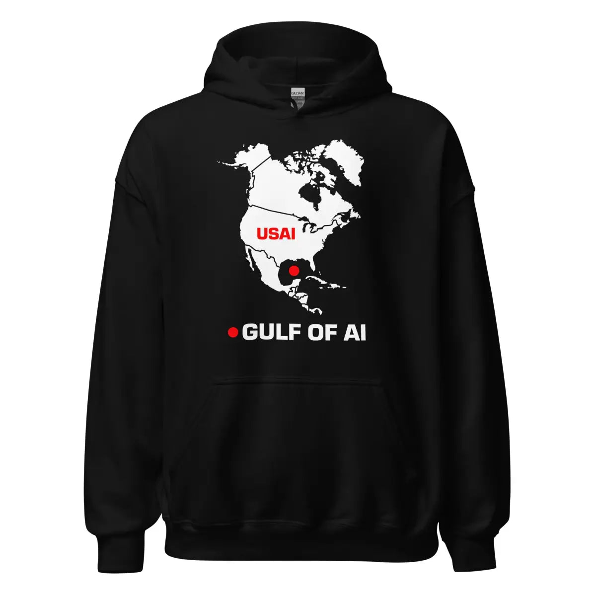 Gulf of AI Hoodie (unisex) - Black / M