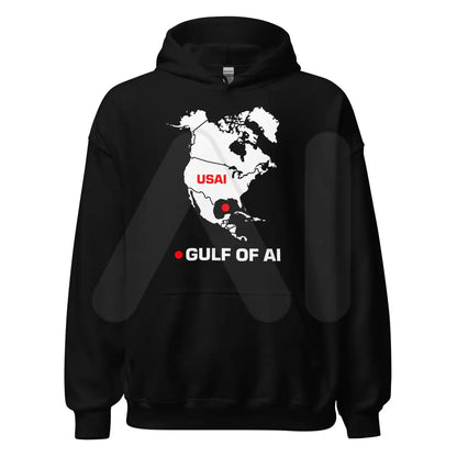 Gulf of AI Hoodie (unisex) - Black / M