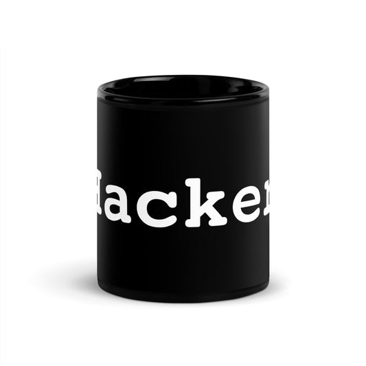Hacker Black Glossy Mug - 11 oz - AI Store