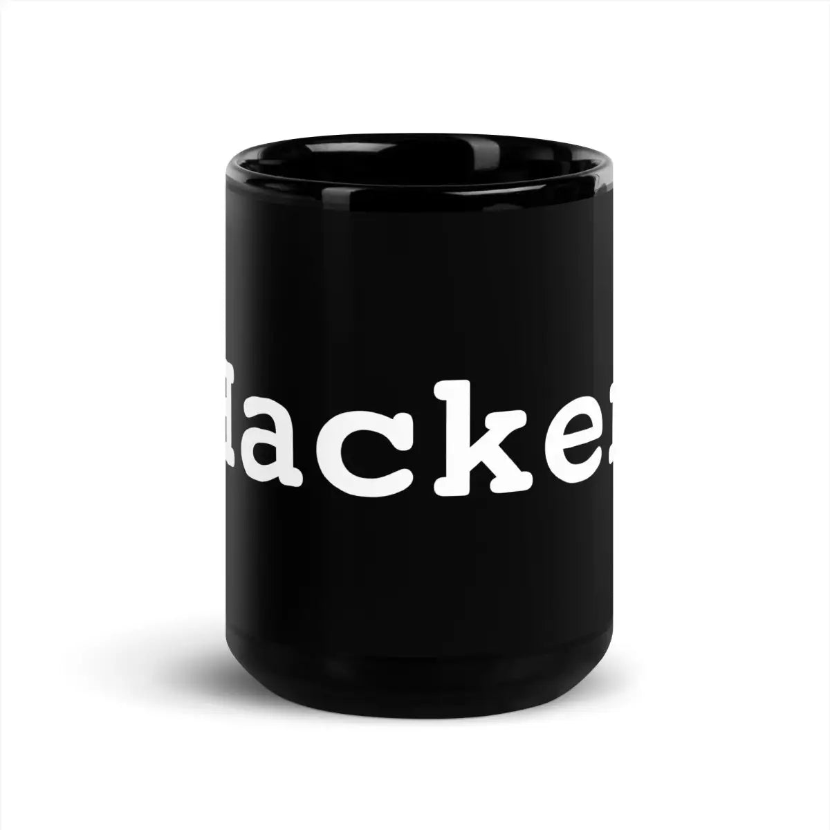 Hacker Black Glossy Mug - 15 oz