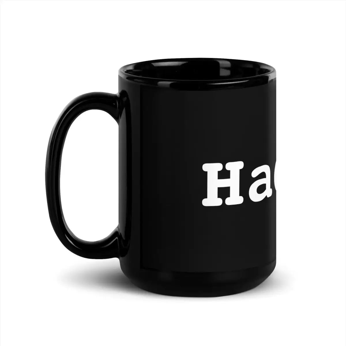 Hacker Black Glossy Mug