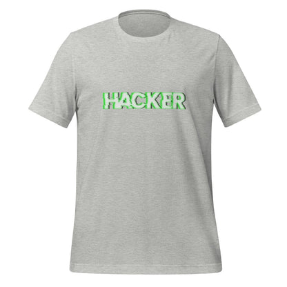 HACKER Glitch T-Shirt (unisex) - Athletic Heather - AI Store