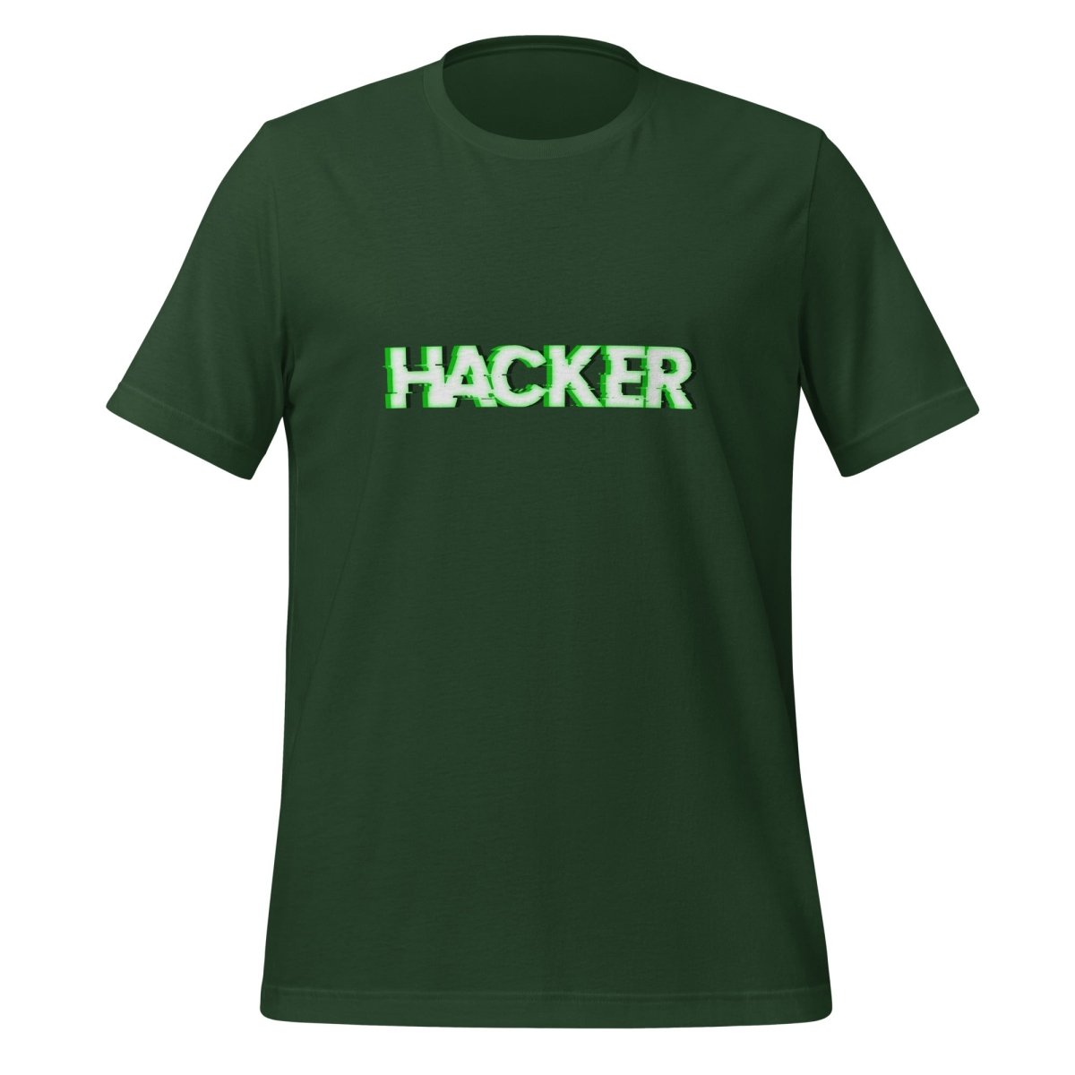 HACKER Glitch T-Shirt (unisex) - Forest - AI Store