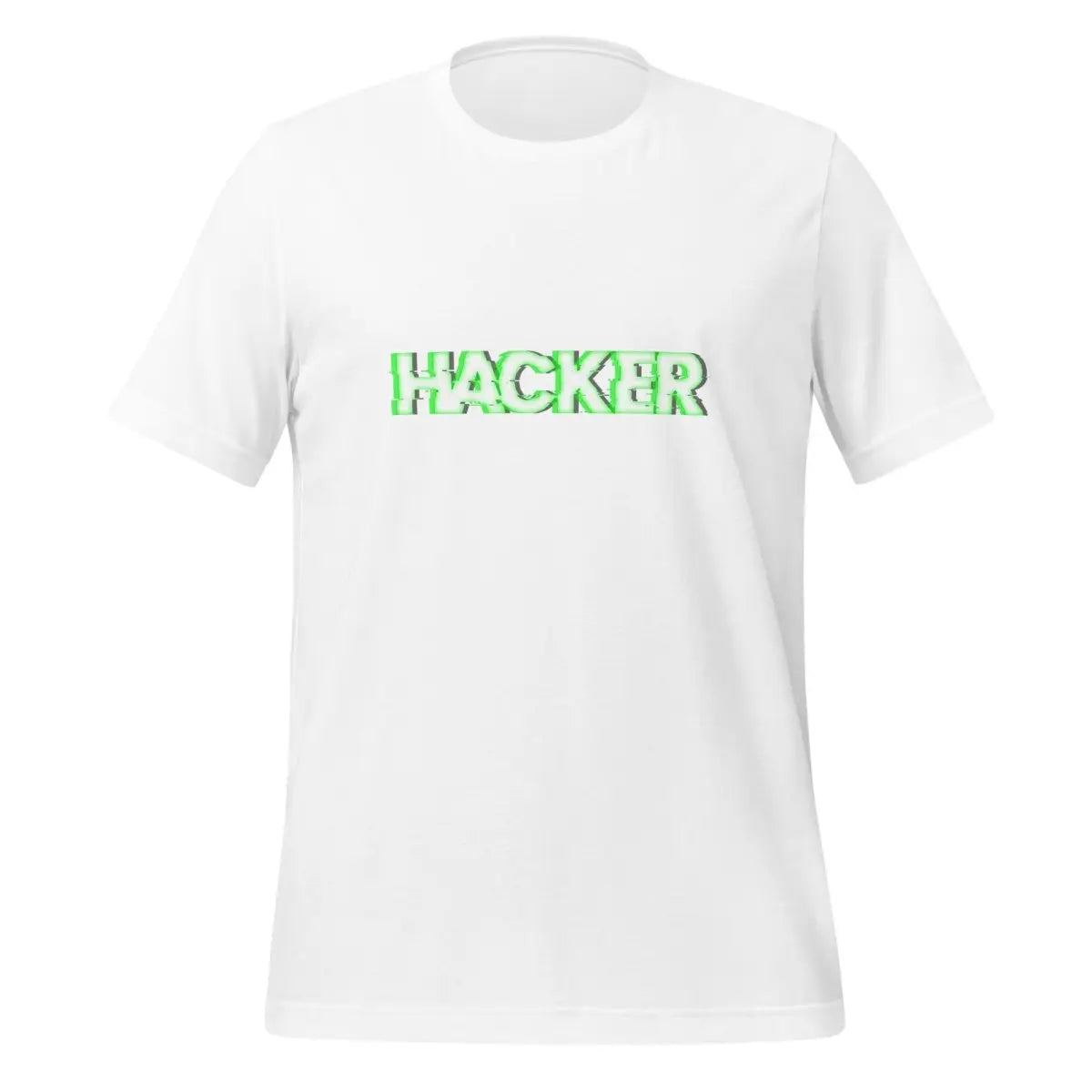 HACKER Glitch T-Shirt (unisex) - White / M