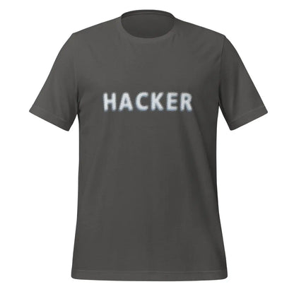 HACKER Halftone T-Shirt (unisex) - Asphalt / M