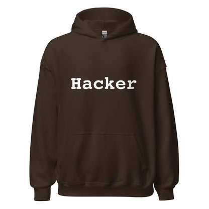 Hacker Hoodie (unisex) - Dark Chocolate / M