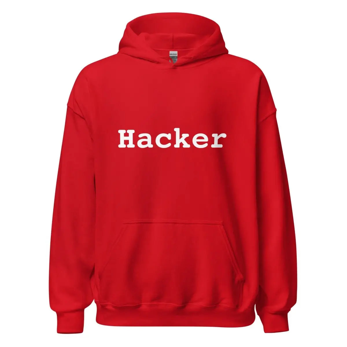 Hacker Hoodie (unisex) - Red / M