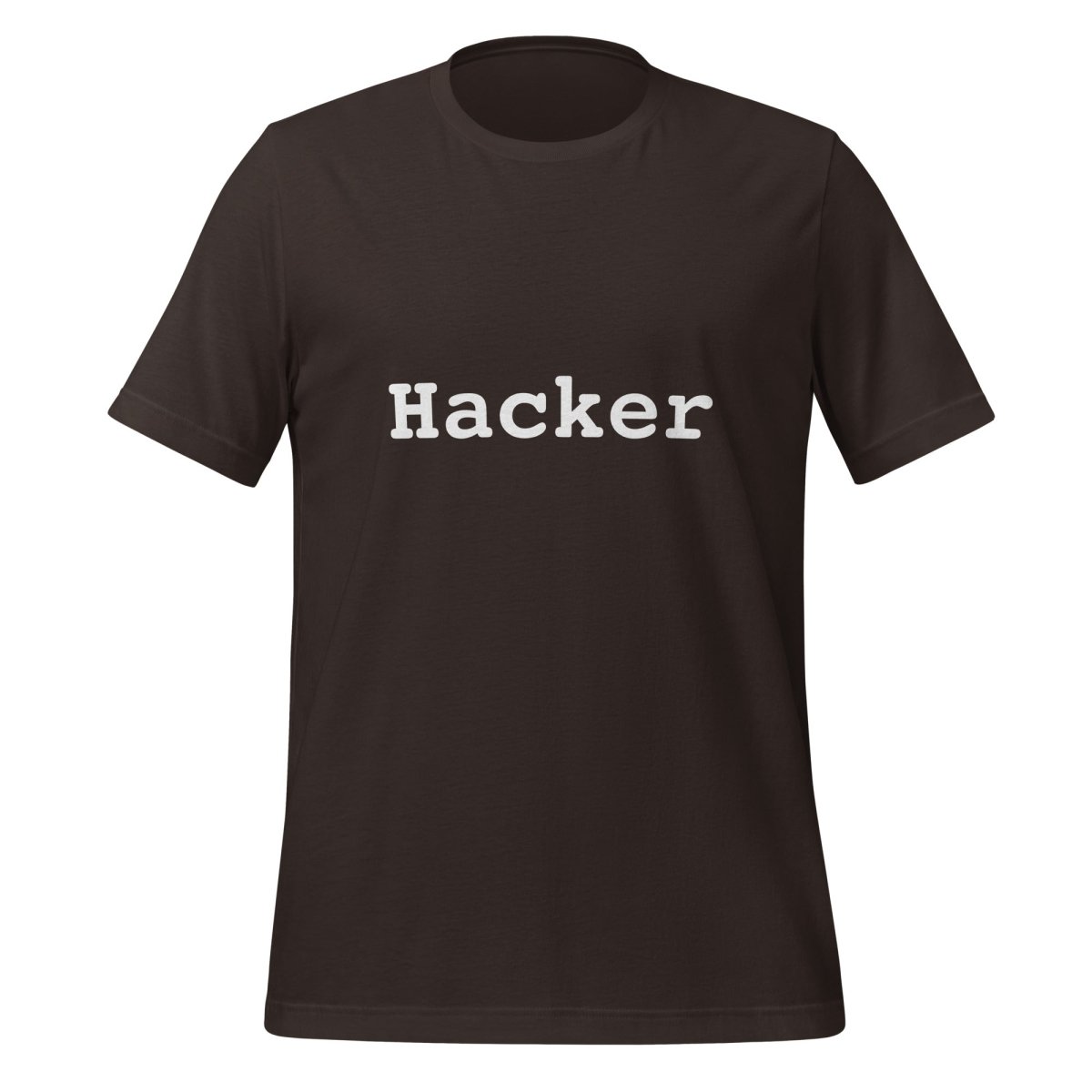 Hacker T-Shirt (unisex) - Brown - AI Store