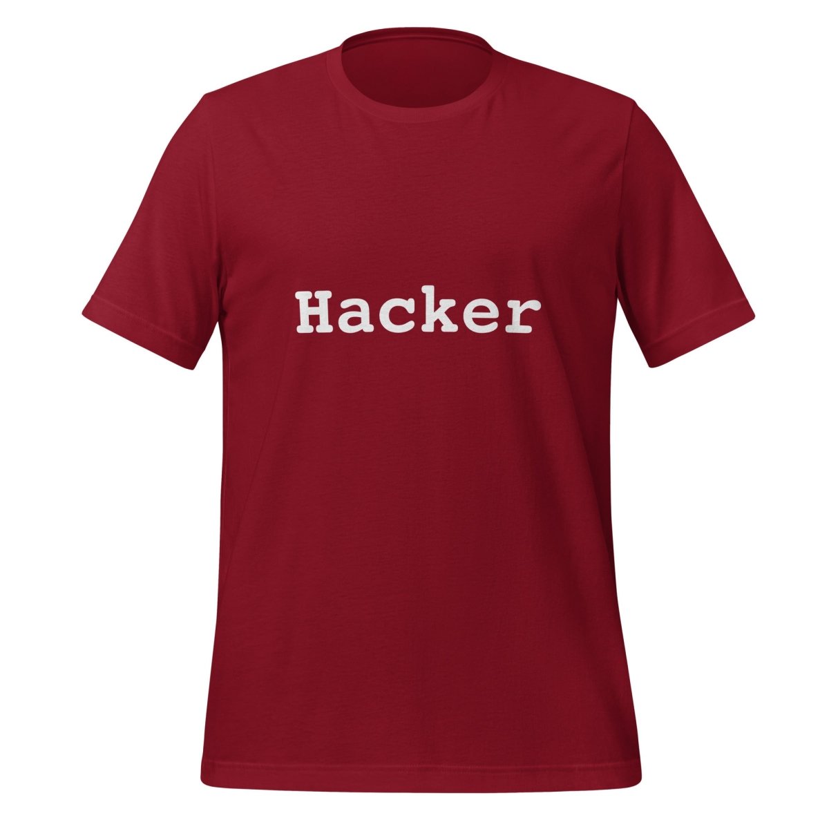 Hacker T-Shirt (unisex) - Cardinal - AI Store