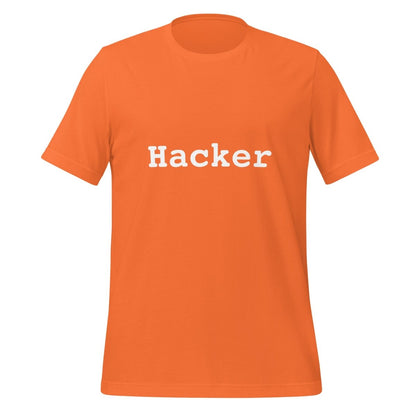 Hacker T-Shirt (unisex) - Orange - AI Store