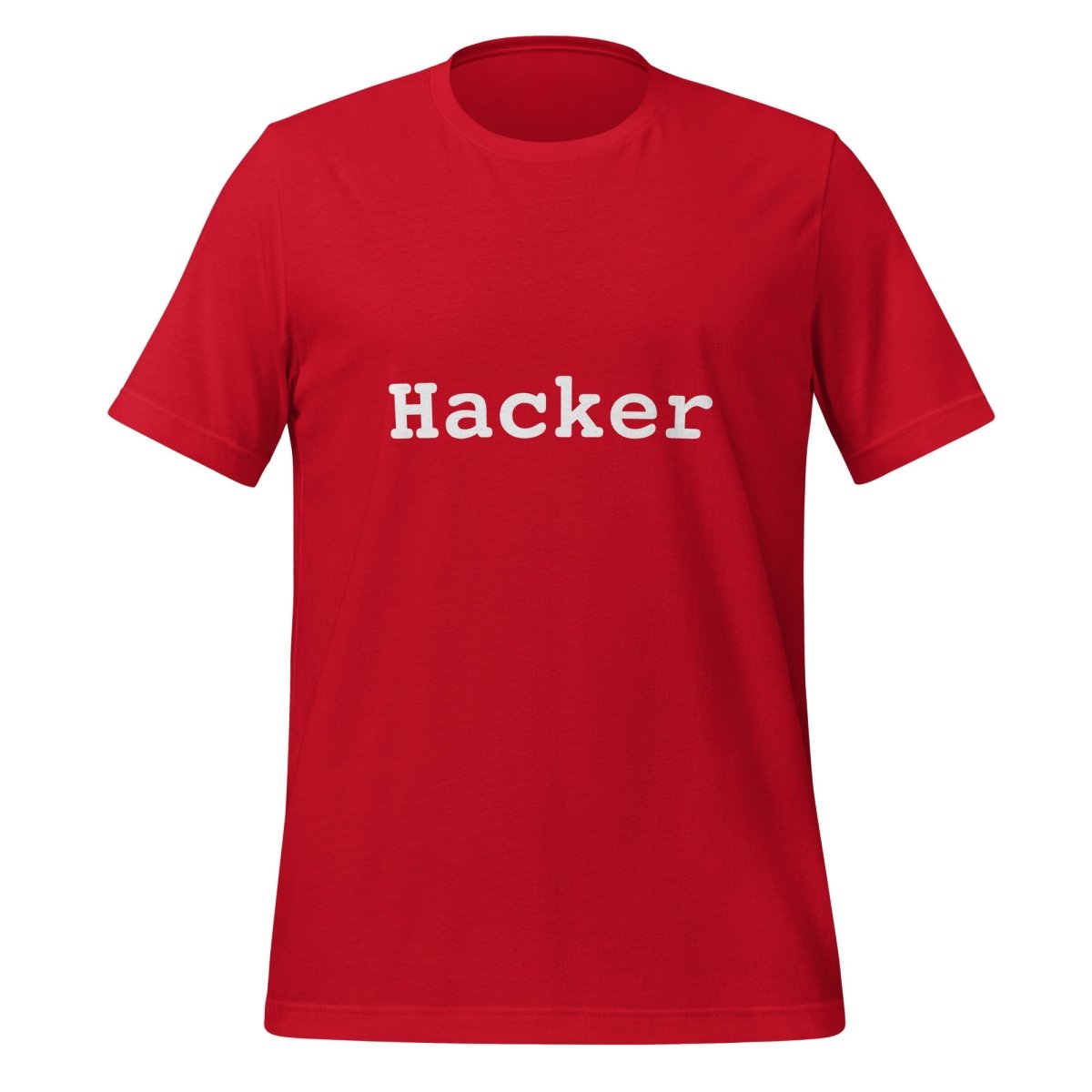 Hacker T-Shirt (unisex) - Red - AI Store