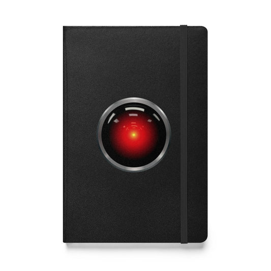 HAL 9000 Hardcover Bound Notebook - Black - AI Store