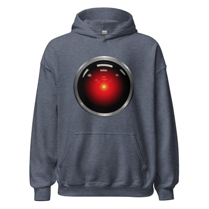 HAL 9000 Hoodie (unisex) - Heather Sport Dark Navy - AI Store