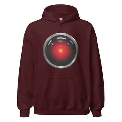 HAL 9000 Hoodie (unisex) - Maroon / M