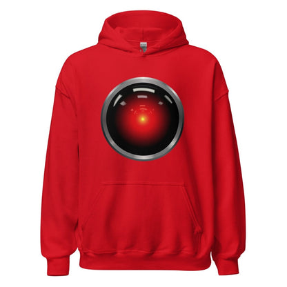 HAL 9000 Hoodie (unisex) - Red - AI Store