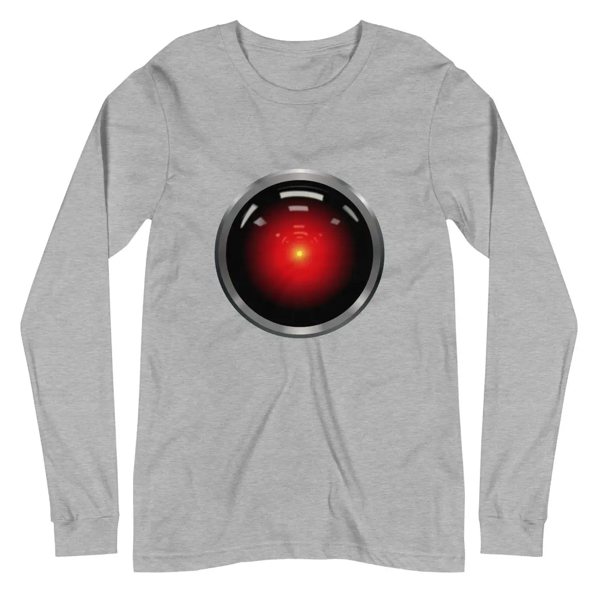 The Hal 9000 Long Sleeve T-shirt (unisex) Athletic Heather / m.